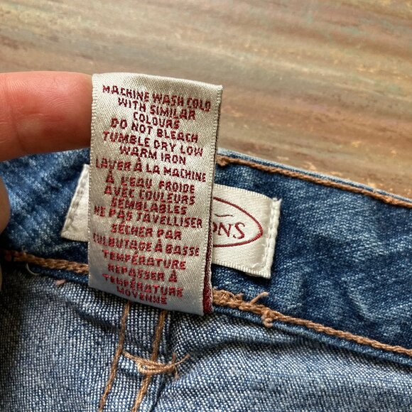 Northern Reflections Capri Jeans Medium Wash Denim Straight Leg Vintage Y2K - Picture 6 of 6